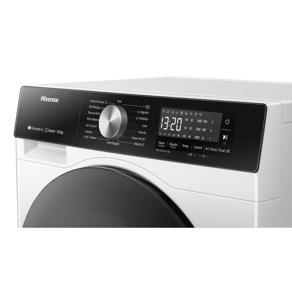 foto 4 lavarropas hisense 10.5 kg WF3S1043BW