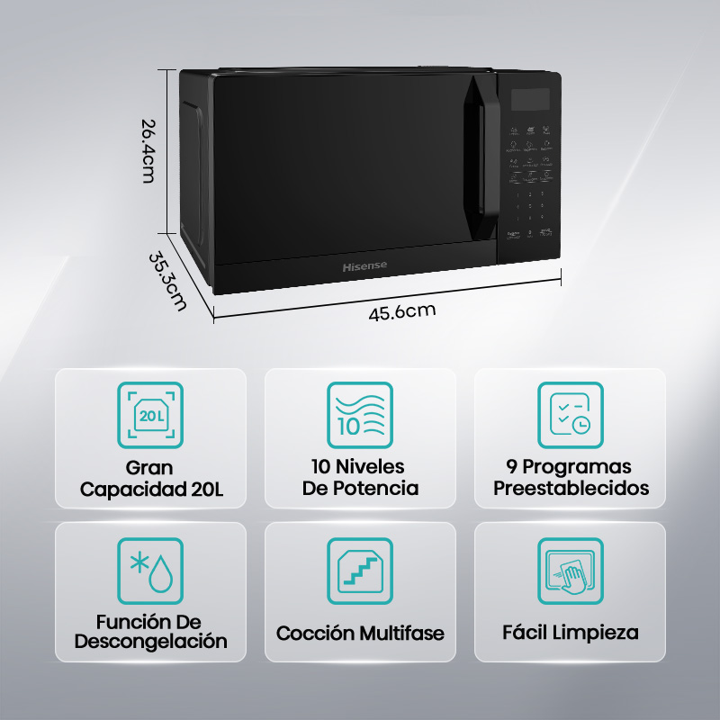 Foto 2 MICROONDAS 20L HISENSE