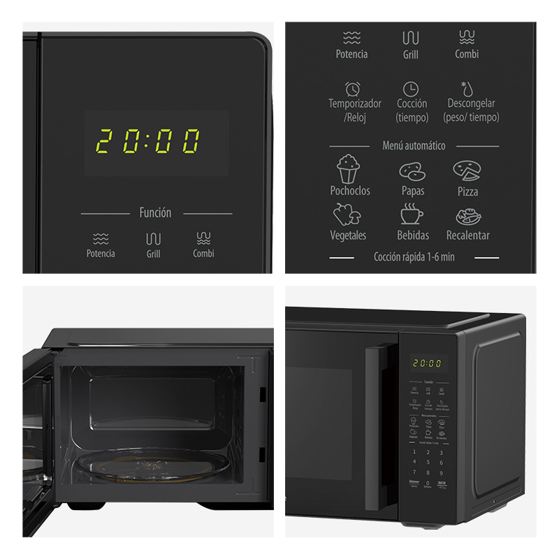 Foto 8 Microondas 23L H25MOBS8HG